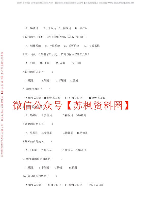 普通昆虫学